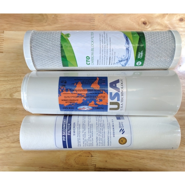 BỘ 3 LÕI LỌC THÔ MÁY LỌC NƯỚC